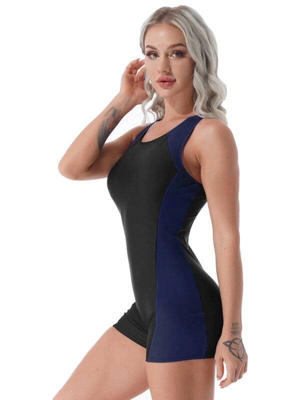 Women Swimsuit Slim One-piece Swimwear Beach Bathing Suit - Image 5