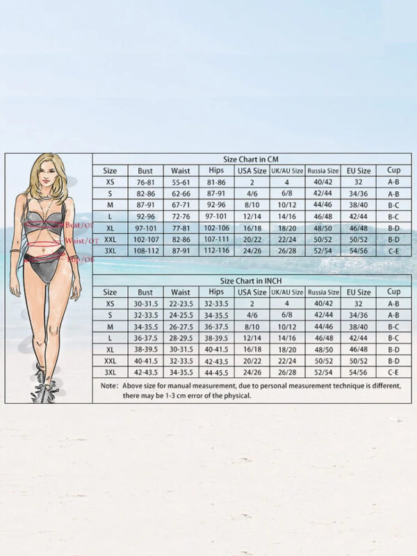 Push Up Bikinis Thongs Swimsuit - Image 6
