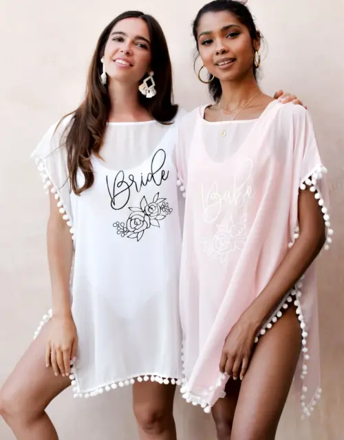 Bride Swim Cover Up Bride Swimsuit Cover Up Beach Bride Gifts Honeymoon Gifts for Bride Bridal Shower Gift Ideas