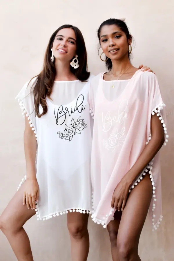 Bride Swim Cover Up Bride Swimsuit Cover Up Beach Bride Gifts Honeymoon Gifts for Bride Bridal Shower Gift Ideas