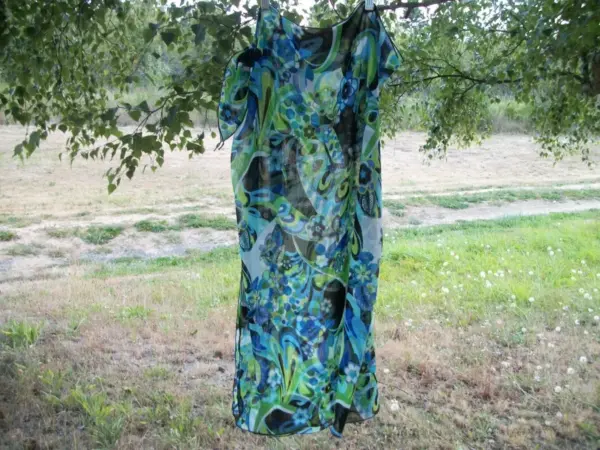Retro 90s Does BOHO BEACH SARONG, Semi Sheer Delight in Modern Floral Designs